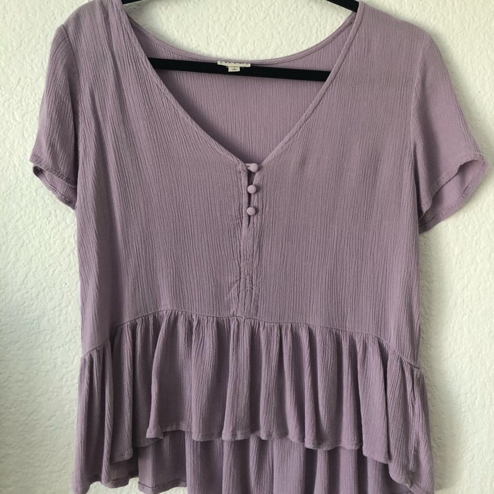 purple blouse from Tilly’s!!